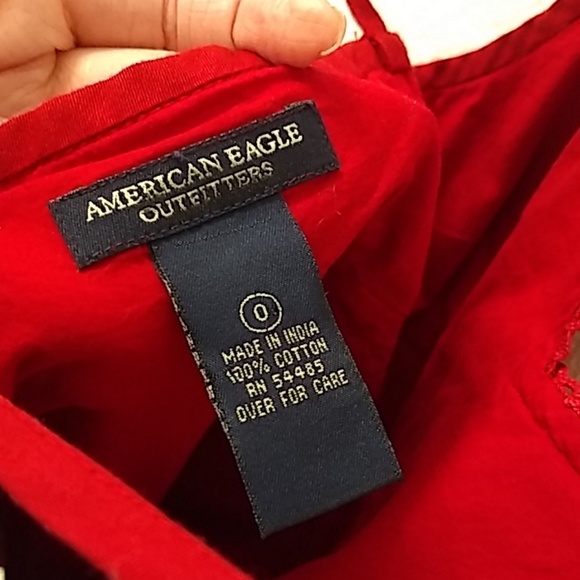 American eagle red dress sz 0 - Picture 5 of 6